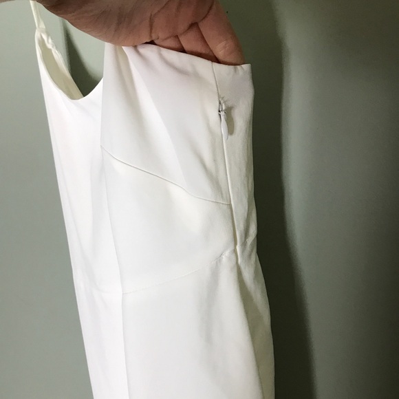 Everlane White Japanese GoWeave Cross Back Slip Dress - Picture 8 of 13